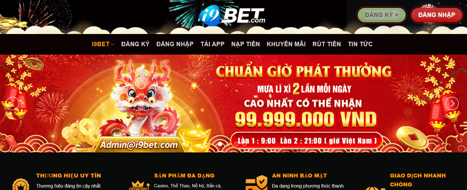 i9bet sân chơi cá cược uy tín nhất 2024